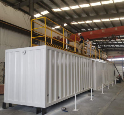 Συσκευασμένες ενσωματωμένες MBR εγκαταστάσεις διάθεσης λυμάτων εξοπλισμού επεξεργασίας λυμάτων